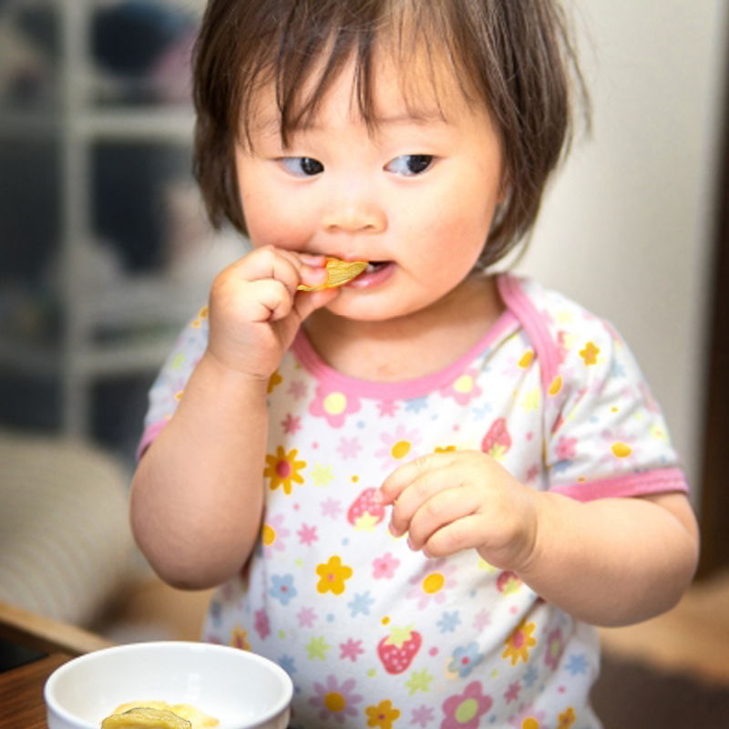 長野県産の「サンふじ」ドライりんごはお子様のおやつに最適